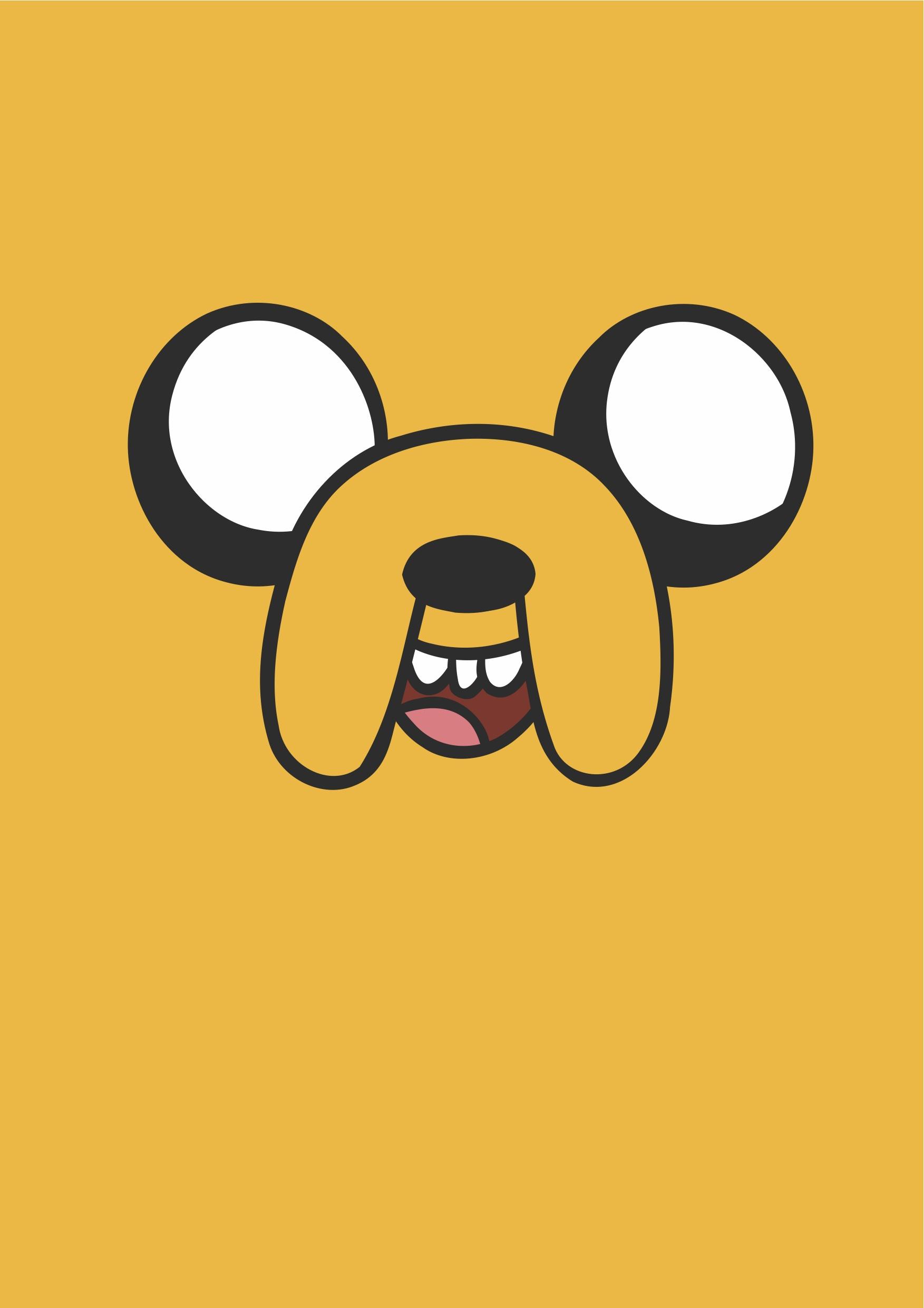 Adventure Time: T-Shirt: Jake Face @ ForbiddenPlanet.