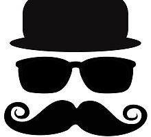 Moustache Silhouette: Art, Design & Photography | Redbubble