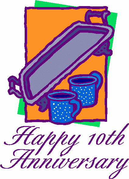 10th anniversary clip art