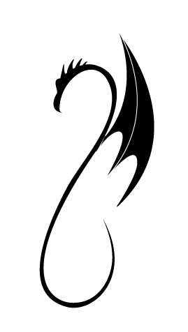 Simple tribal dragon | Flickr - Photo Sharing!