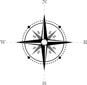 Map Compass Clip Art - vector clip art online ...