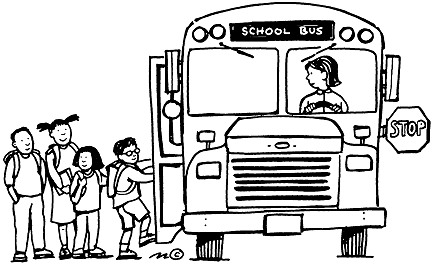 Getting Off The Bus Clipart - ClipArt Best