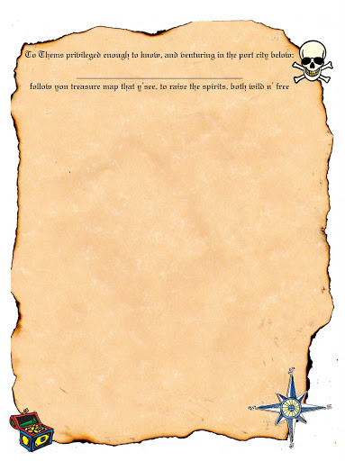Free Treasure Map Template - Quoteko.