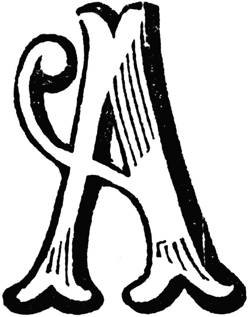 Decorative Letter A | ClipArt ETC
