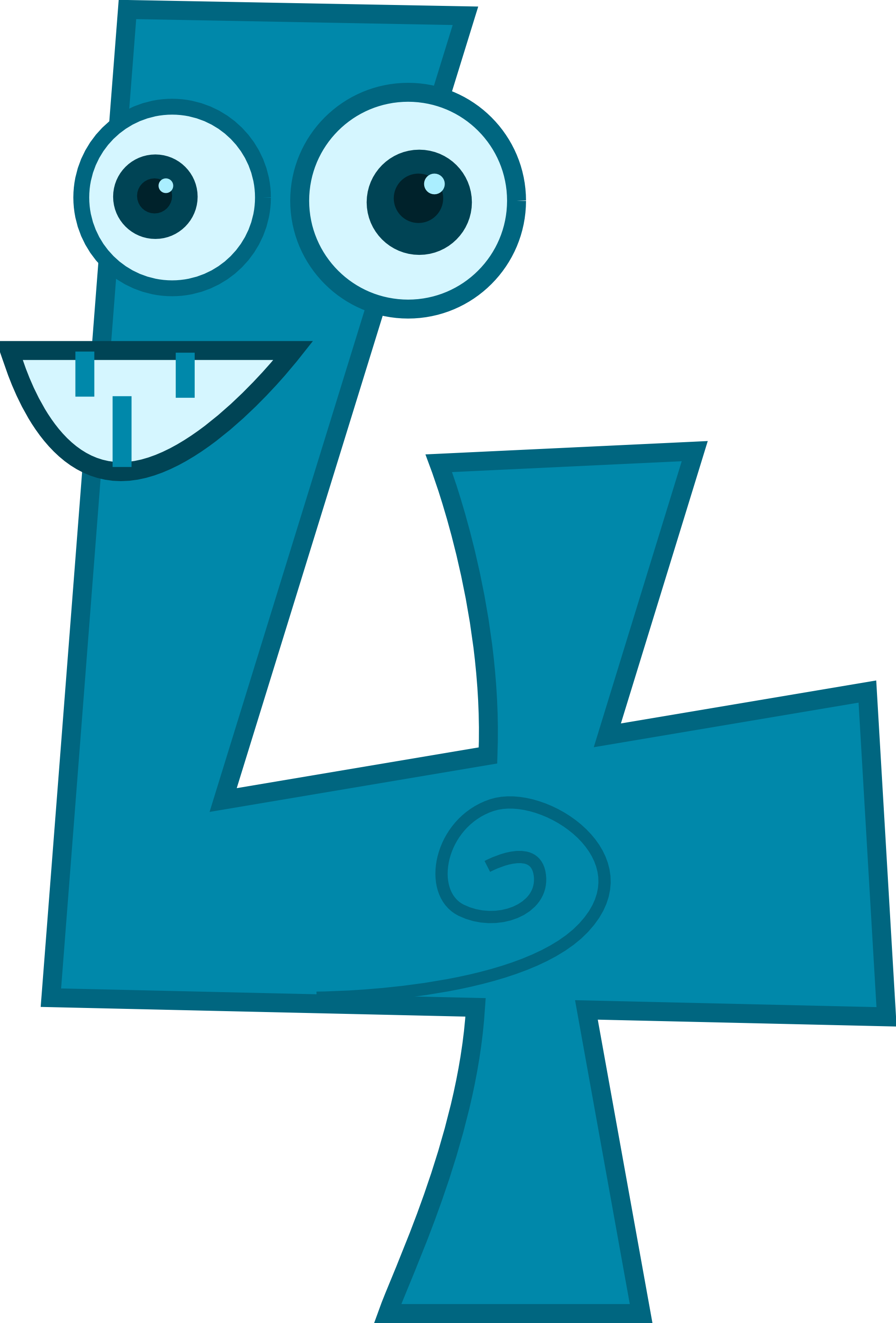 Clip Art: Number Animals 3 kablam openclipart ...