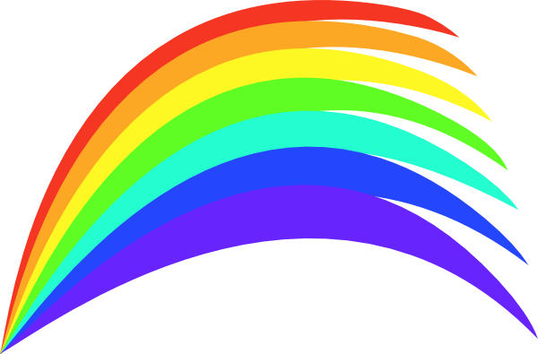 Rainbow clip art - vector clip art online, royalty free & public ...