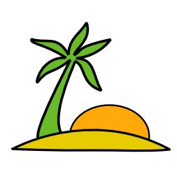Clip Art Of A Beach - ClipArt Best