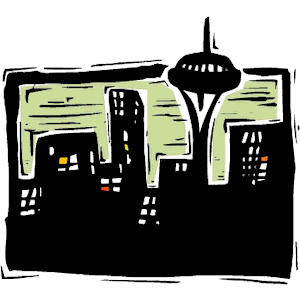 Space Needle clipart, cliparts of Space Needle free download (wmf ...