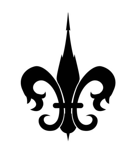504 Fleur De Lis T-Shirt | NOLA Decals