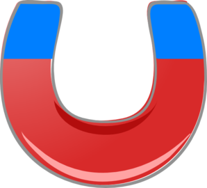 Blue Magnet Clip Art - vector clip art online ...