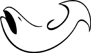 Amazon.com - Giant whale outline, Vinyl stickers, sticker, H ...