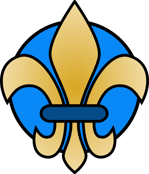 Fleur De Lis Gold clip art Free Vector