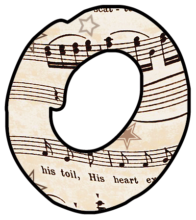 ArtbyJean - Vintage Sheet Music: Alphabet Set - Vintage Sheet ...