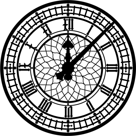 Empty Clock Face
