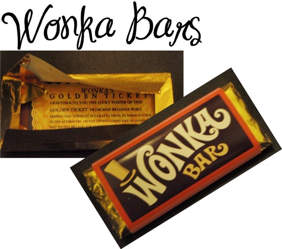 Custom Willy Wonka Bar Golden Ticket Party by CustomPartyPlace