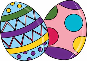 Hidden easter eggs clipart