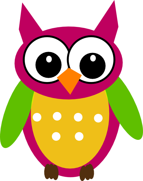 Clip Art Owl Eating Clipart