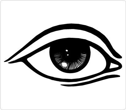 Eyes Clip Art Black And White