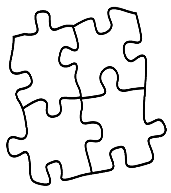Puzzle Piece Coloring Page - ClipArt Best