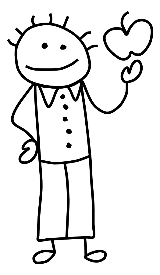 Girl Clipart Stick Figure - Free Clipart Images