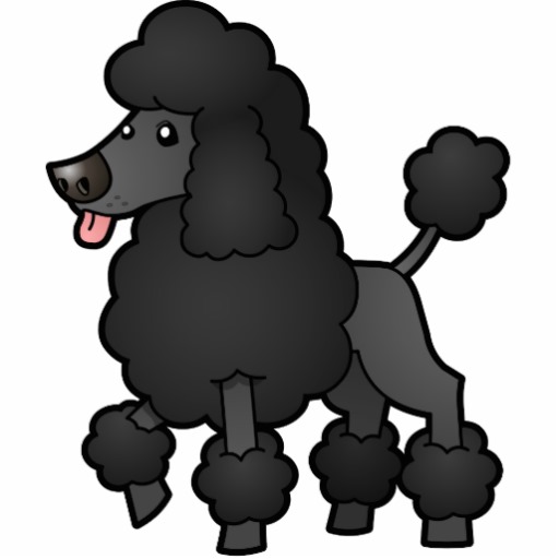 Pix For > Black Poodle Cartoon