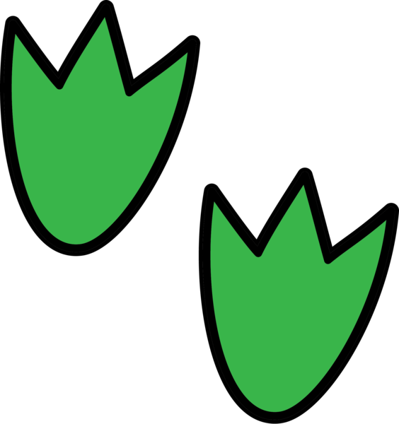 Dinosaur Footprint Template