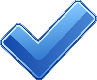Blue Tick - ClipArt Best
