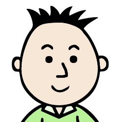 Boy with short hair clipart