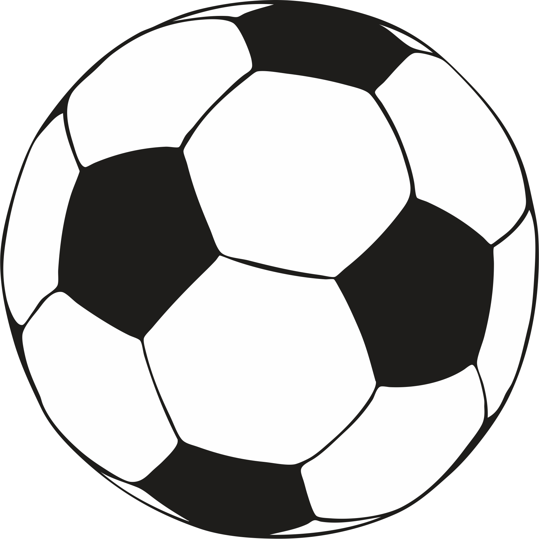 Soccer ball clipart background