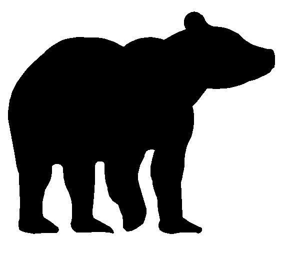 Bear Silhouette | Moose Decor ...