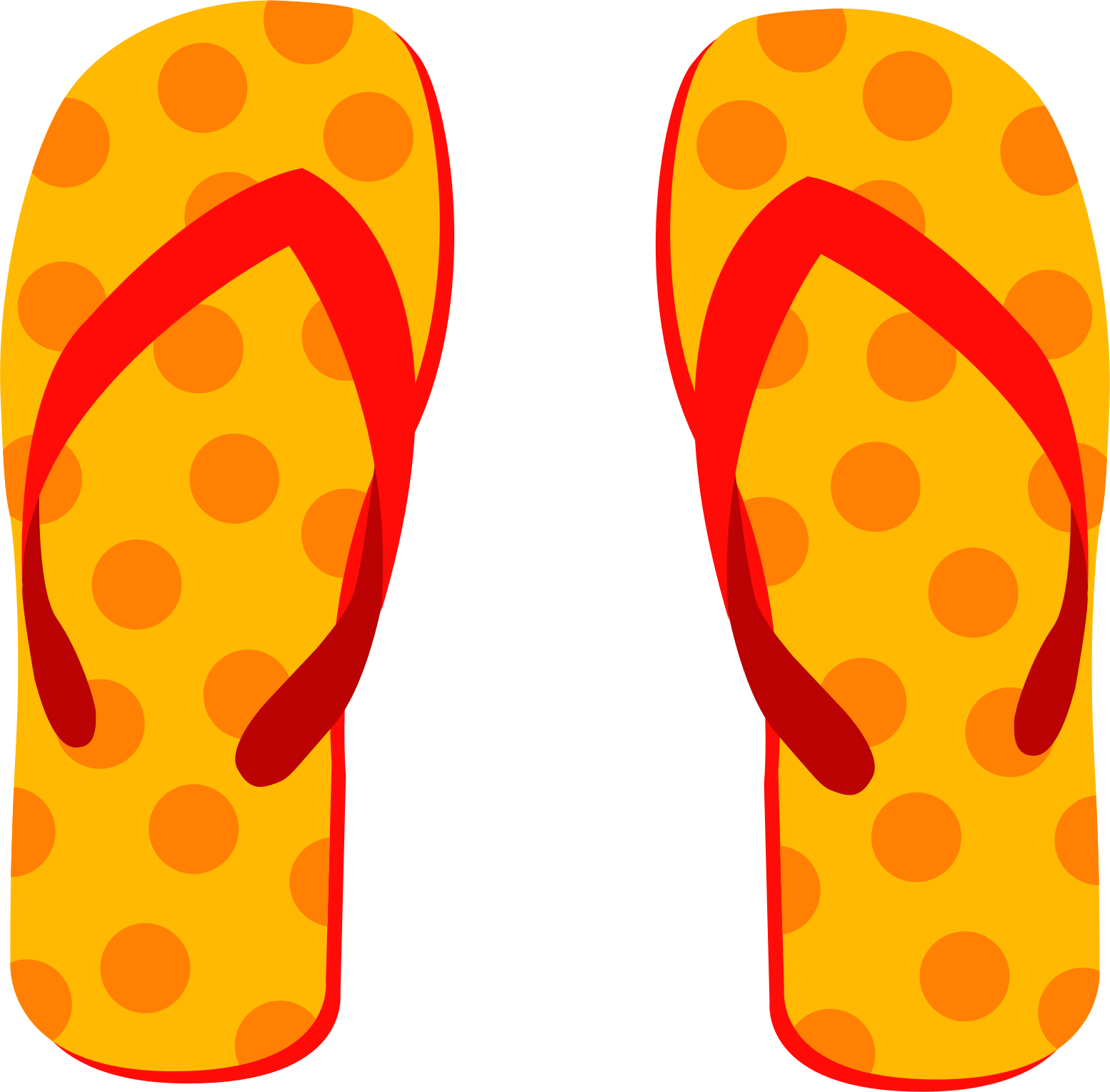 Flip Flops Beach Clipart