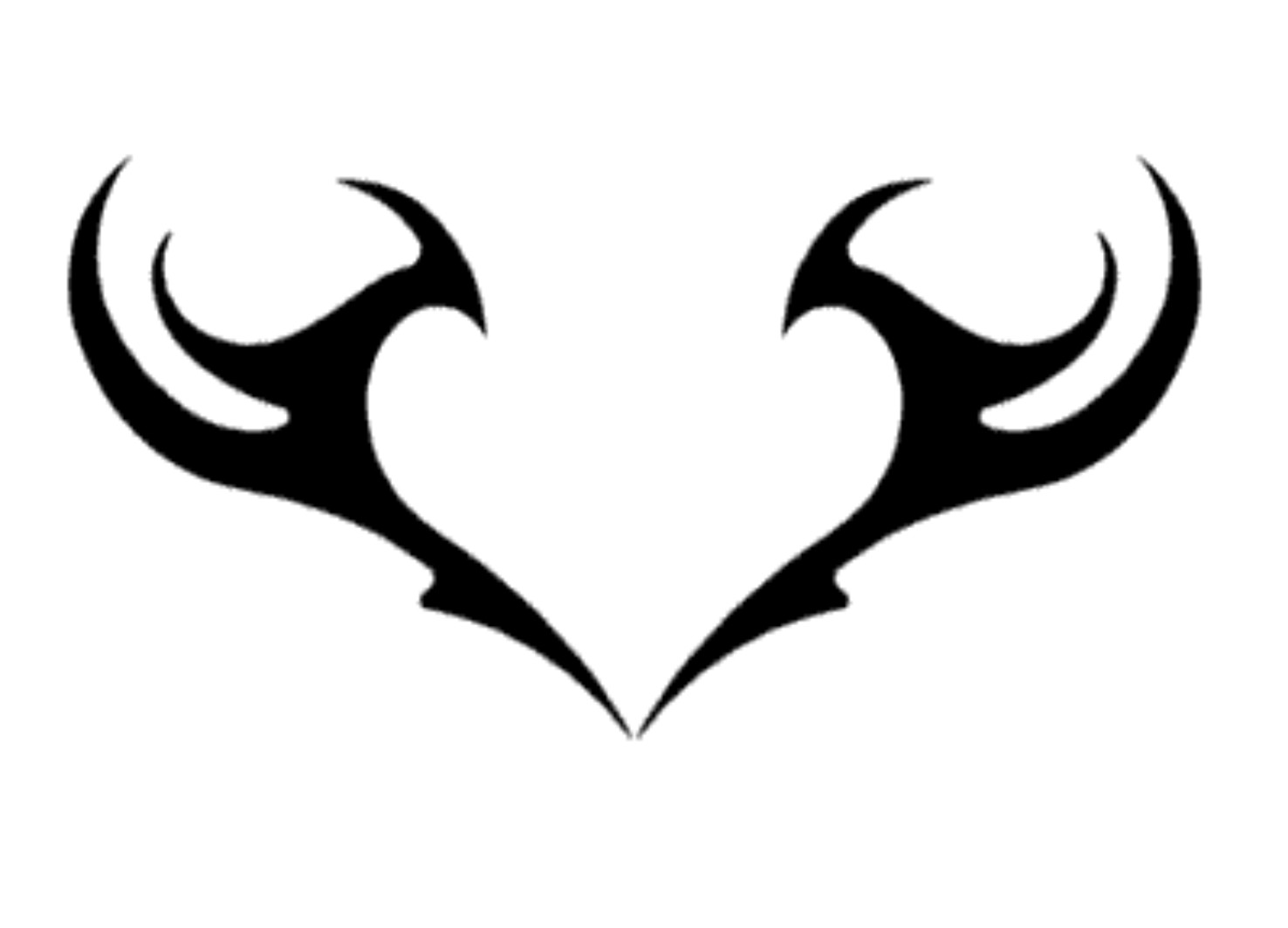 Heart Tattoo With Tribal Design : Amazing Tattoo Design