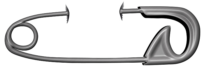 Safety Pin Clip Art, Vector Images & Illustrations