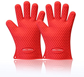 Amazon.com : Barbecue Gloves - Heat Resistant for Cooking - High ...