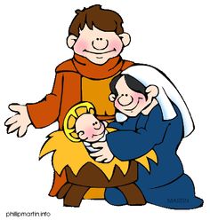 Jesus born clipart