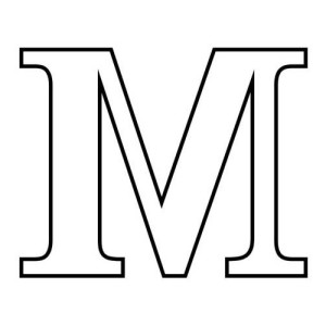 Bubble Letter M Coloring Page: Bubble Letter M Coloring Page ...