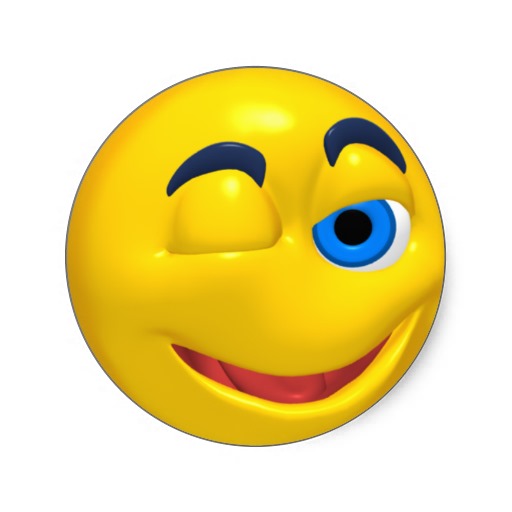 Winking Girl Smiley Face - ClipArt Best