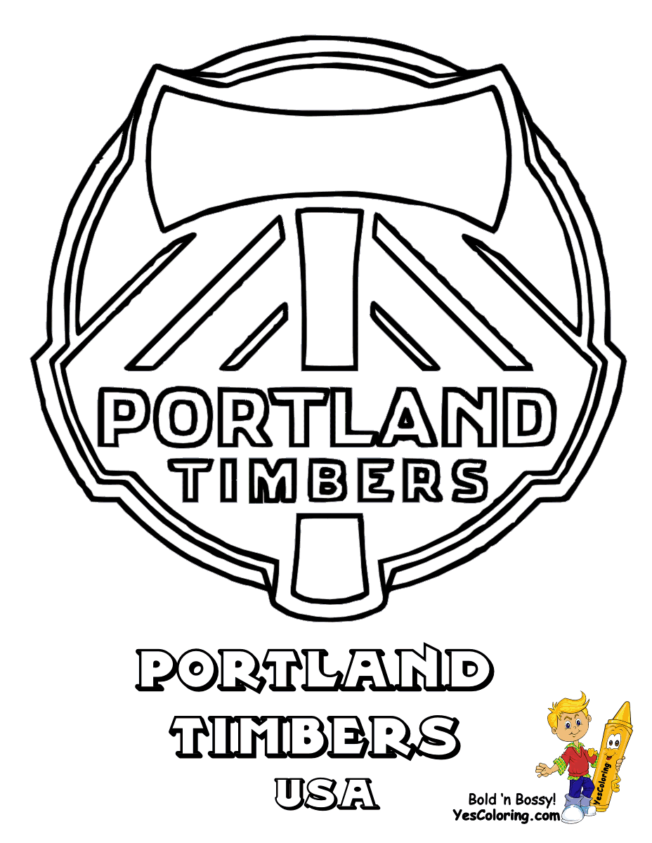 Soccer Coloring Sheets | Soccer| MLS West| Free | American Soccer