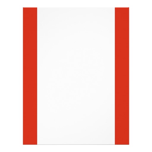 Plain Red and White Background. Letterhead Template from Zazzle.