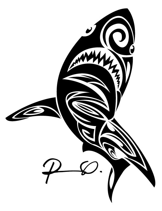 Tribal Shark by Roberto Ojeda Picture by Victor Roberto Ojeda ...