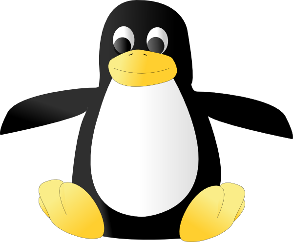 Plush Tux clip art - vector clip art online, royalty free & public ...