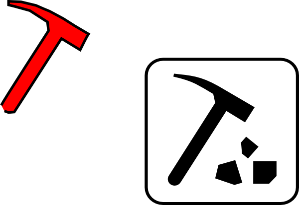Rock Hammer Clip Art - vector clip art online ...