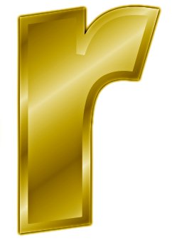 Free gold-letter-r- Clipart - Free Clipart Graphics, Images and ...