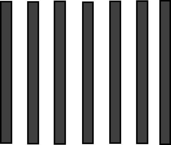Prison Bars Grey clip art - vector clip art online, royalty free ...