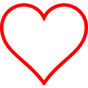 heart clip art outline