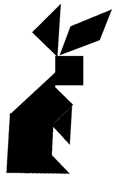 Tangram Bunny Art — Crafthubs