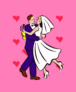 Animations A2Z - animated gifs of weddings
