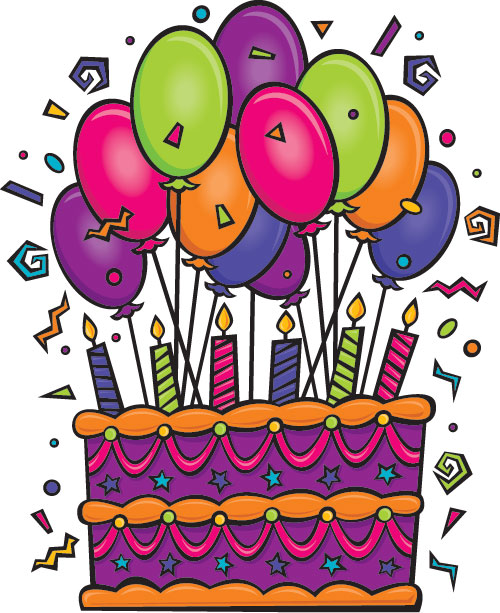 celebrity image gallery: birthday cake and balloons