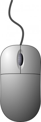 Crispy Computer Mouse Top Down View clip art | Vector Clip Art