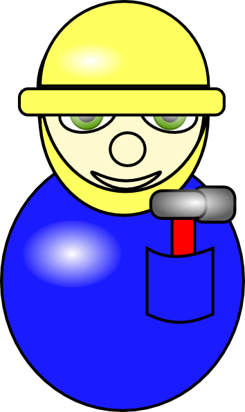 Construction Worker SVG Downloads - Support - Download vector clip ...